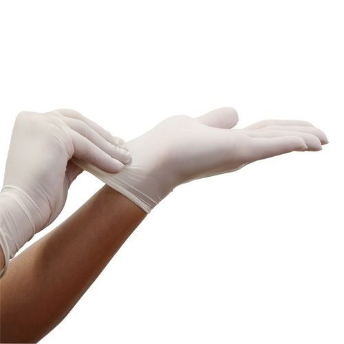 White Sterile Surgical Gloves