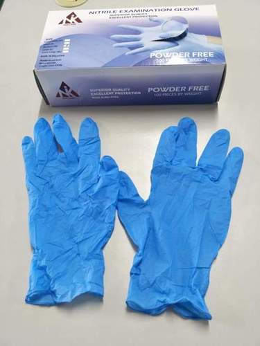 Blue Plastic Pe Workout Disposable Nitrile Gloves