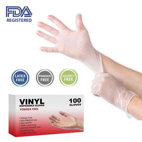 Powder Free Vinyl Hand Gloves
