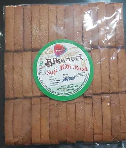 Suji Rusk 400G With Milk And Elaichi Flavour Pack Size: 24