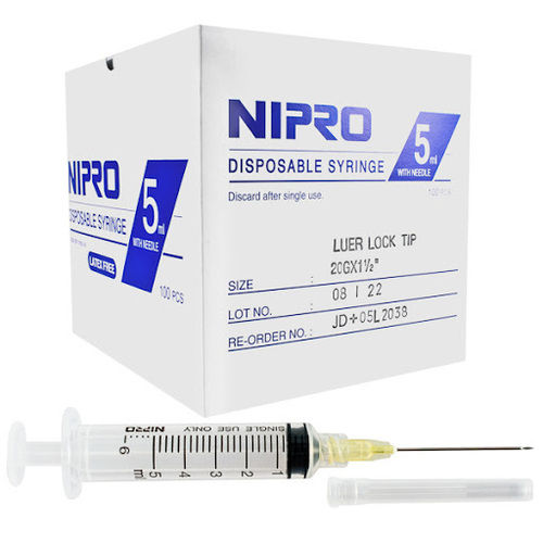 Disposable Hypodermic Needles 27 x 1 1/4 Inch