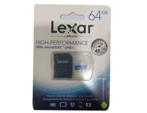 Lexar Sdxc 64Gb Memory Cards Body Material: Plastic