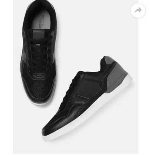 Summer Mens Black Sports Shoes