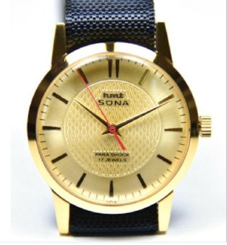 Golden Mens Sonata Wrist Watch