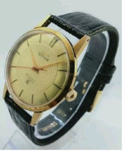 Golden Sona Analog Wrist Watch