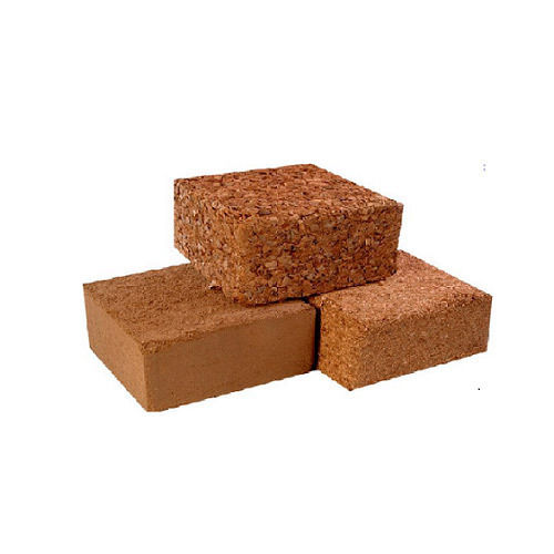 Light Brown 5 Kg Coir Pith Blocks