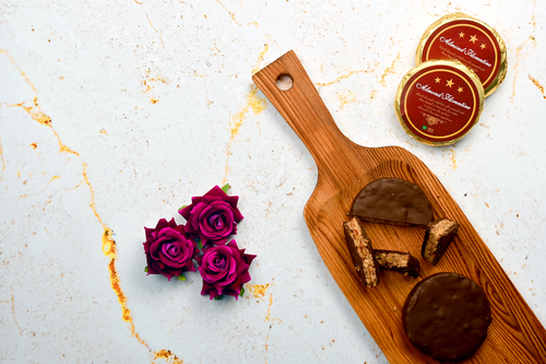 Almond Florintain Dark Chocolate - 12 Solid Pieces | Fresh Purity Eggless Sweets Perfect for All Occasions