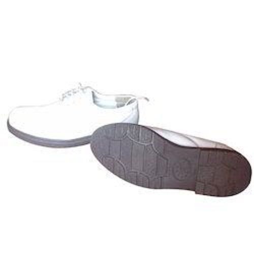 White Formal Mens Uniform Shoes