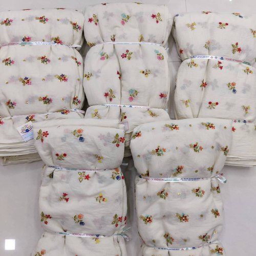 Mal Cotton Embroidery Thread Sequence Embroidery Fabrics