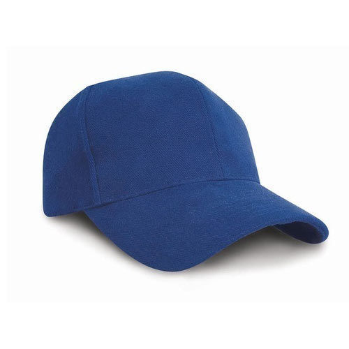 White Mens Blue Plain Caps