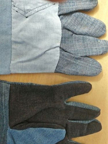 Multi Color Skin Friendly Jeans Hand Gloves