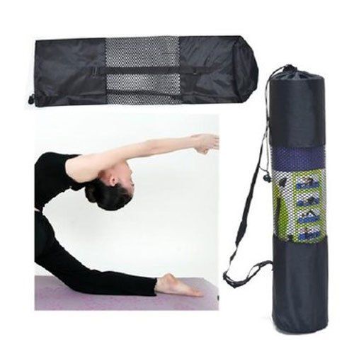 Black Yoga Mat Carry Bag