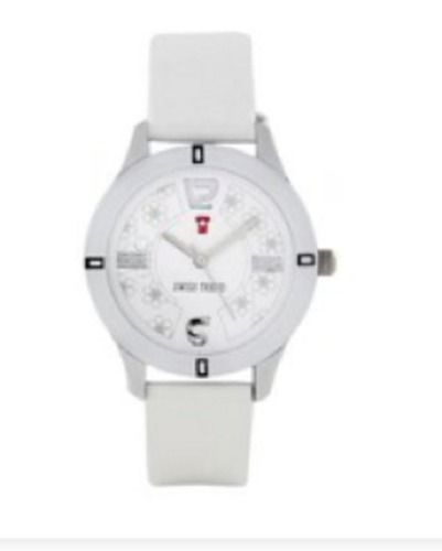 White Beautiful Design Ladies Wrist Watch