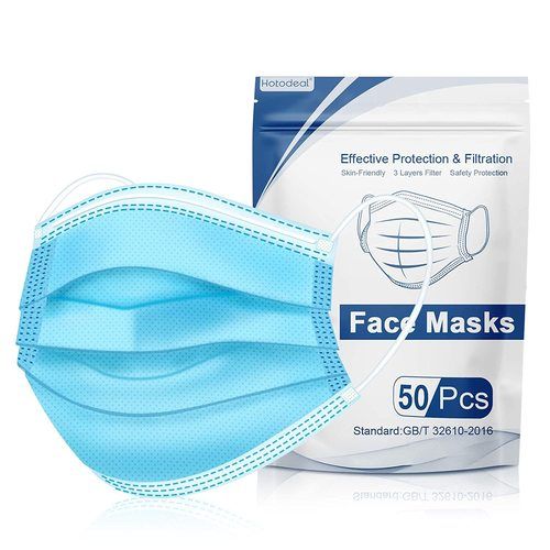 Hotodeal 50 Pcs Disposable Face Masks Application: Clinic