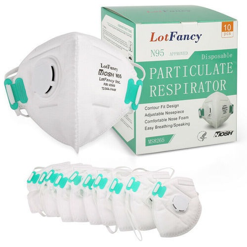 LotFancy N95 Particulate Respirator Mask with Breathing Valve