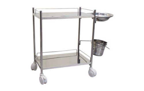 Eco-Friendly Stainless Steel Hospital Dressing Trolley