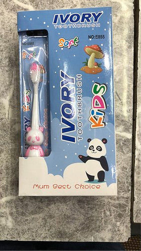 Box Packing Kids Plastic Toothbrush