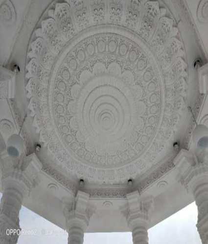 White Color Coated Frp Temple Ceiling