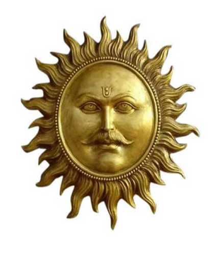 Sun God FRP Wall Mural For Wall Decoration