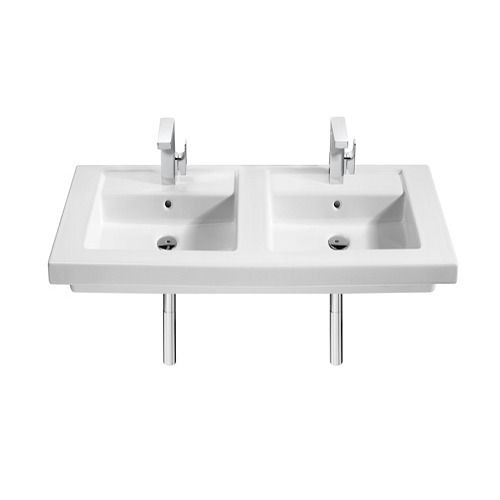 White Vanity Vitreous China Wash Basin