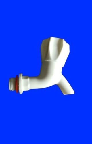 White Color PTMT Short Body Water Tap