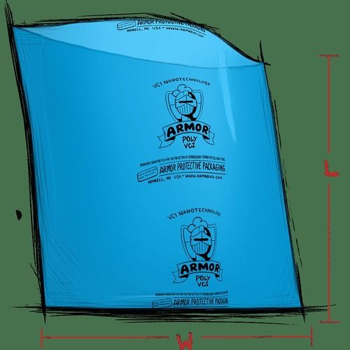 Blue VCI Plastic Bag