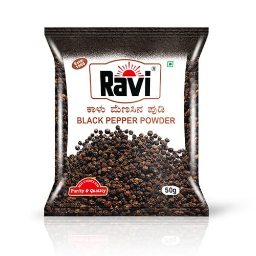 Ravi Black Pepper Powder 50gm