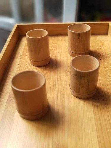 Reusable Bamboo Shot Glasses