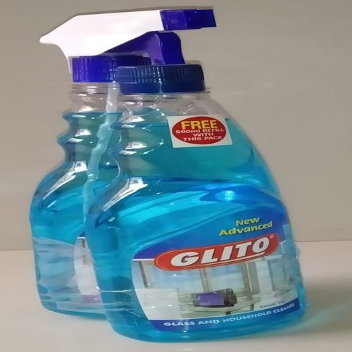 Glito Glass Cleaner 500 Ml And 500 Ml Free