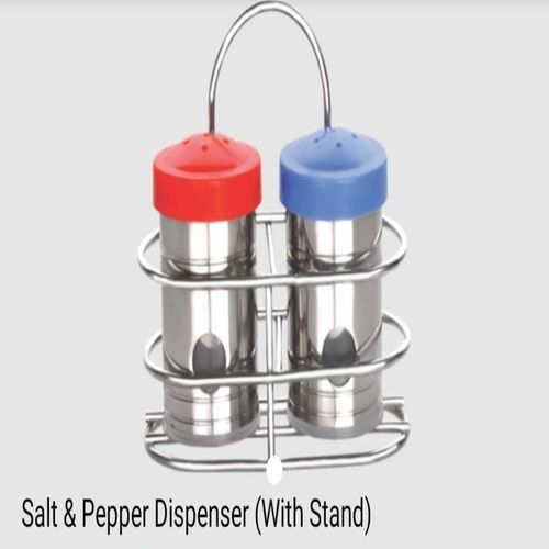 National Salt And Pepper Dispenser with Stand