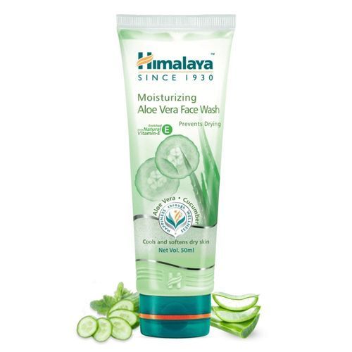 Himalaya Moisturizing Aloe Vera Face Wash 50ml - 7001467