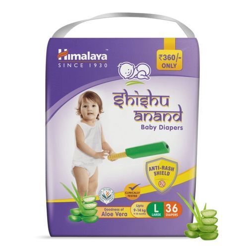 Himalaya Shishu Anand Baby Diaper -l- 36s - 7003871