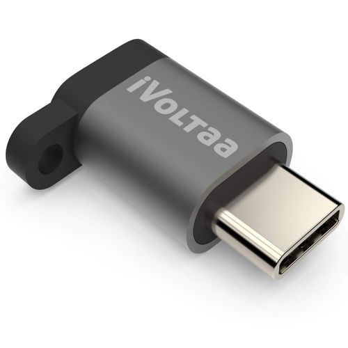  Ivoltaa माइक्रो USB टू टाइप C एडाप्टर - स्पेस ग्रे 