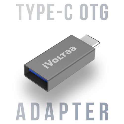 Ivoltaa Usb 3.0 To Type C Otg Adapter - Space Grey