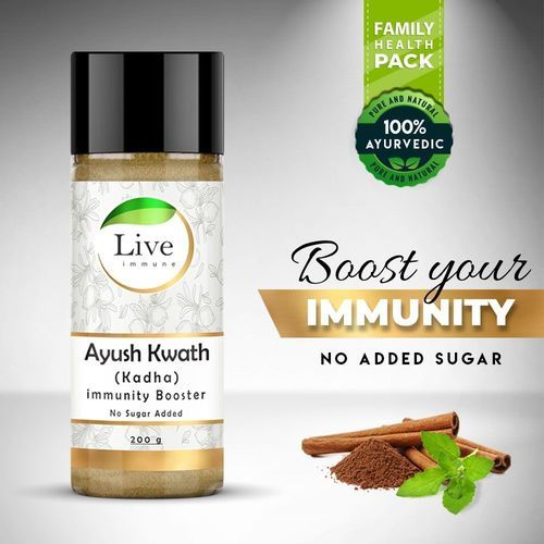 Live Immune Ayush Kwath 200gm In Bottle