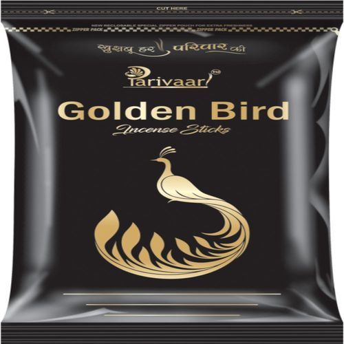 Parivaar Golden Bird Incense Sticks, 130 Gm Zipper