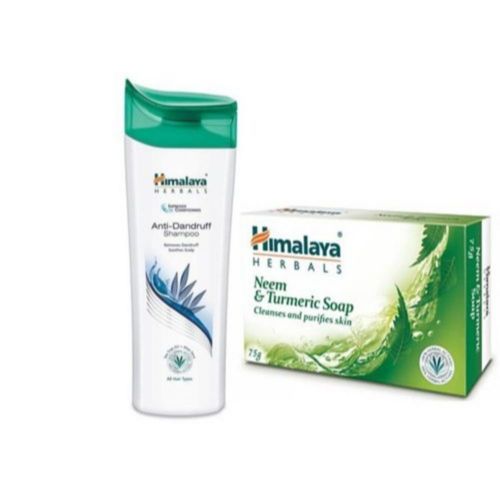 कंप्यूटर डिज़ाइन किया गया हिमालय एंटी डैंड्रफ 200Ml नीम और हल्दी साबुन 75G फ़्री - 7001989