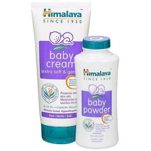 Himalaya Baby Cream 200ml And Baby Powder 50g - 7003720