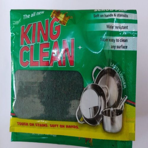 King Clean Nylon Scrub Pad 7.5X10 Cms Green - 720 Pcs