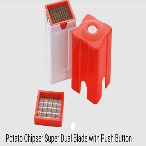 National Potato Chipser Super Dual Blade With Push Button