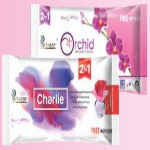 Parivaar Charlie And Orchid Incense Sticks, 75 Gm And 70 Gm Pouch