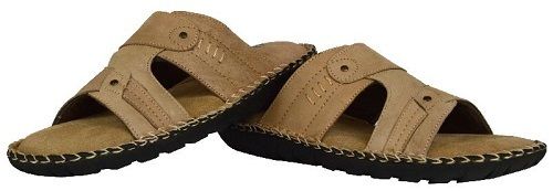 Various Colors Are Available Plain Design Mens Leather Sandals