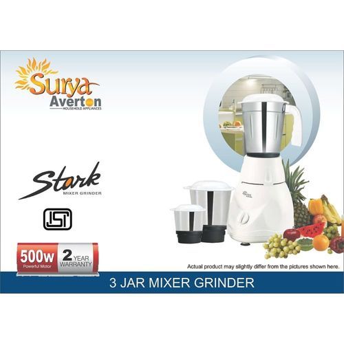 Surya Averton Stark 3 Jar Juicer Mixer Grinder 100 Copper