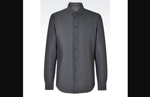 Black Mens Formal Stripes Shirts Age Group: Adult