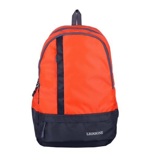 Lionbone Turk Bagpack Orange Grey 26l For Laptop And Office Use