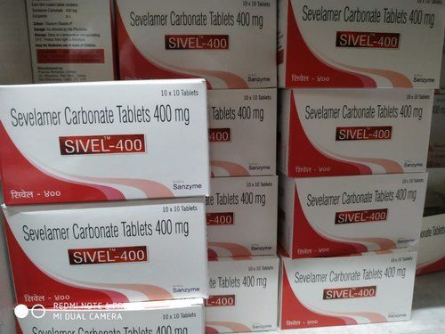Sivel 400mg Sevelamer Carbonate Tablets