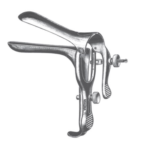 Silver Stainless Steel Vaginal Speculum