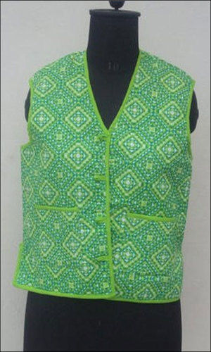 Green Ladies Winter Quilted Reversible Jackets