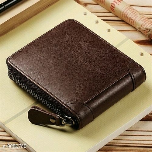 Men Brown Leather Wallet