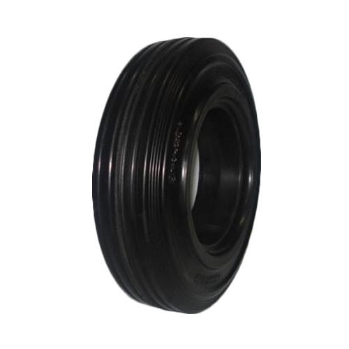 Solid Black Trolley Tyre